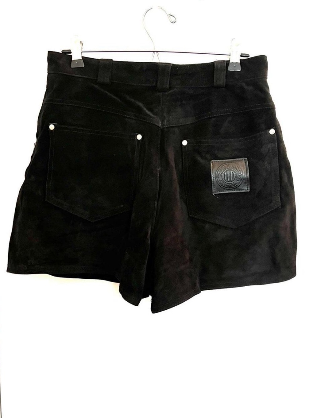 Harley-Davidson Black Suede Women’s Jean Shorts